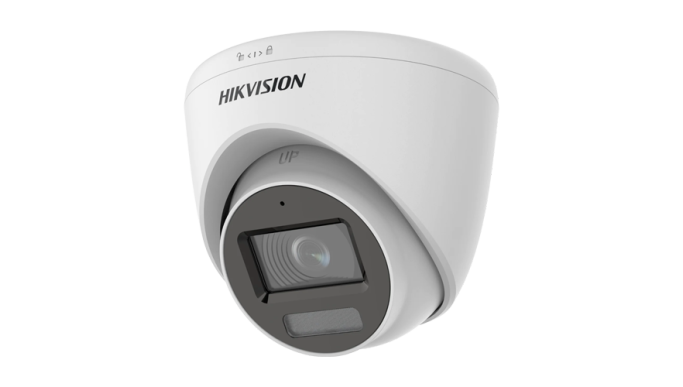 Dual Light - Cameră analog 2MP, lentilă 2.8mm, IR 40m, WL 20m, TVI/AHD/CVI/CVBS, Microfon - HIKVISION DS-2CE78D0T-LFS-2.8mm