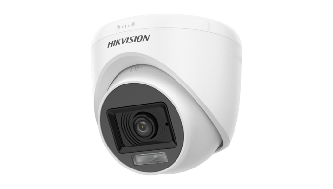 Dual Light - Cameră analog 3K, lentilă 2.8mm, IR 20m, WL 20m, TVI/AHD/CVI/CVBS, Microfon - HIKVISION DS-2CE76K0T-LPFS-2.8mm