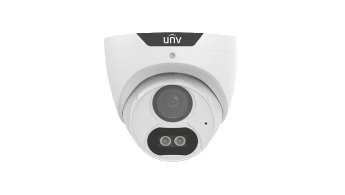 ColorHunter - Cameră AnalogHD 2MP, lentilă 2.8mm, WL 40m, Microfon - UNV UAC-T122-AF28M-W