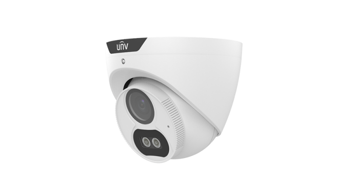 ColorHunter - Cameră AnalogHD 2MP, lentilă 2.8mm, WL 40m, Microfon - UNV UAC-T122-AF28M-W