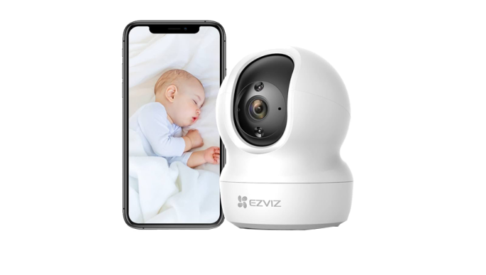 Camera IP Wi-Fi Pan&Tilt, rezoluție 2K+, Audio bidirecțional, SDcard - EZVIZ CS-H6c-2K+