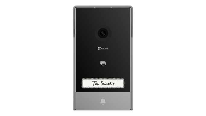 Kit interfon video inteligent EZVIZ, rezoluție 2k, monitor TFT 7 inch, instalare pe 2 fire, RFID, comenzi poartă/ușă, SDcard, Wi-Fi, IR CS-HP7-2k
