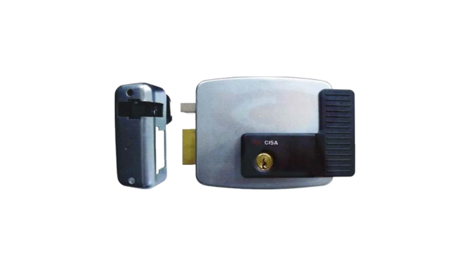 Yală electrică aplicată, clasă securitate 3, deschidere stânga - CISA 1.11721.60.2