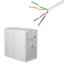 Cablu UTP, cat 5E, cupru 100%, 305m, 4x2x24 AWG - eRaya NET5EUT-305