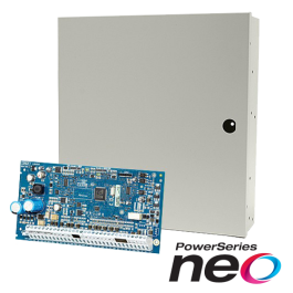 Centrală SERIA DSC POWER NEO 8 zone extensibilă la 64 zone, 8 partiții - DSC HS2064NKE
