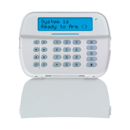 Tastatură LCD alfanumerică, wireless, 128 zone, cititor proximitate, SERIA PRO - DSC HS2LCDWFPRO8EE3