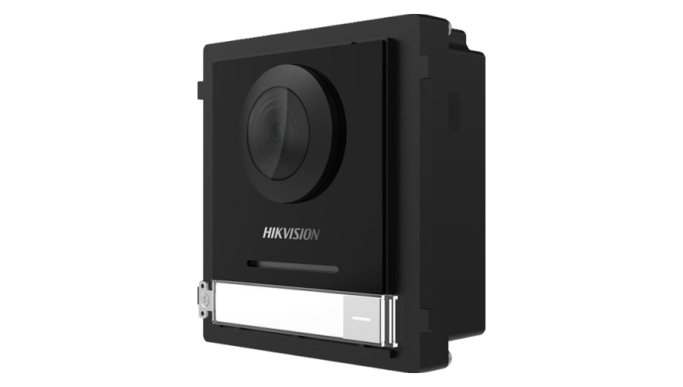 Modul Master conectare 2 fire, cameră video 2MP fisheye și un buton apel, IR 3m - HIKVISION DS-KD8003Y-IME2