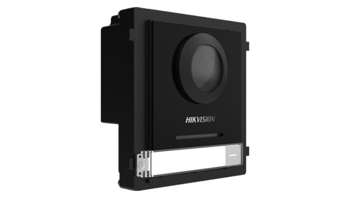 Modul Master conectare 2 fire, cameră video 2MP fisheye și un buton apel, IR 3m - HIKVISION DS-KD8003Y-IME2