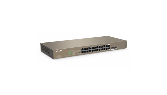 Switch 24 porturi Gigabit, 2 porturi SFP Gigabit – Tenda TND-TEG1024F
