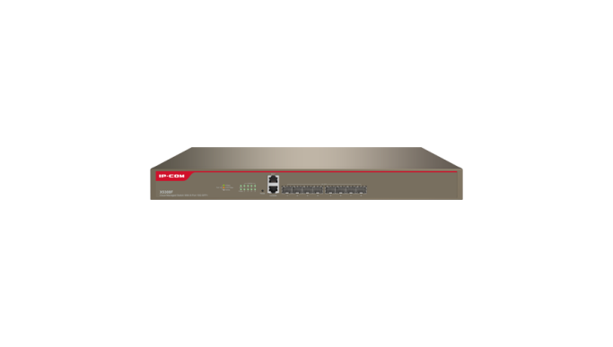 Switch 8 porturi SFP+ 10 Gbps, 2 porturi gestionare, management, 1U - IP-COM X5308F