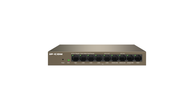Router 8 porturi Gigabit PoE+, 95W, 1 port RJ45, Management - IP-COM M20-8G-PoE
