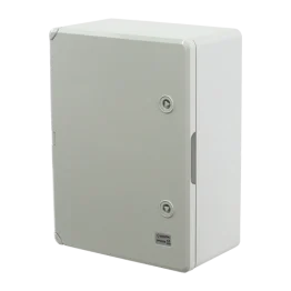 Cutie distribuție IP65 din ABS gri, ușă mată, placă metalică, 300x400x170 mm PP3004