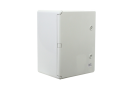 Cutie distribuție IP65 din ABS gri, ușă mată, placă metalică, 300x400x220 mm PP3005 Cutie distribuție IP65 din ABS gri, ușă mată, placă metalică, 300x400x220 mm PP3005