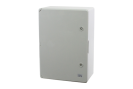 Cutie distribuție IP65 din ABS gri, ușă mată, placă metalică, 350x500x190 mm PP3006