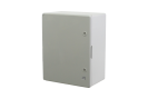 Cutie distribuție IP65 din ABS gri, ușă mată, placă metalică, 400x500x240 mm PP3007