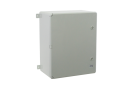 Cutie distribuție IP65 din ABS gri, ușă mată, placă metalică, 400x500x240 mm PP3007