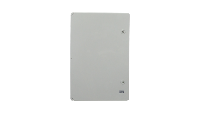 Cutie distribuție IP65 din ABS gri, ușă mată, placă metalică, 400x600x200 mm PP3008