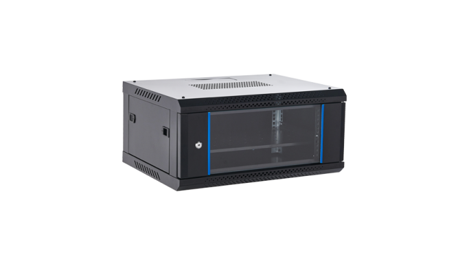 Rack perete 4U 19'' 600x450, capacitate încărcare 60 Kg, negru - ASYTECH Networking ASY-4U-6045WL