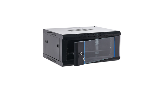 Rack perete 4U 19'' 600x450, capacitate încărcare 60 Kg, negru - ASYTECH Networking ASY-4U-6045WL