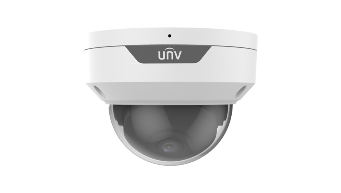 Cameră IP 2 MP, lentilă 2.8mm, IR 30m, Microfon, PoE, IK10 - UNV IPC322LB-ADF28K-H