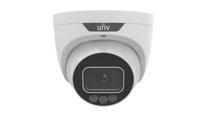 ColorHunter - Cameră IP, 8MP, lentilă 2.8mm, IR 30m, WL 30m, Audio, Alarmă, PoE - UNV IPC3638SS-ADF28KMC-I1