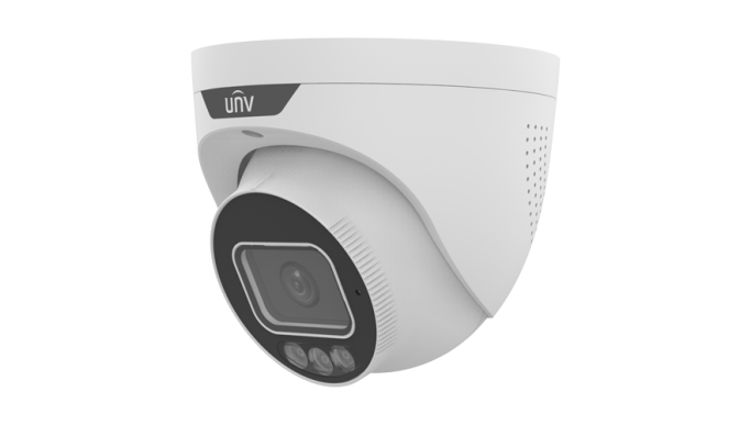 ColorHunter - Cameră IP, 8MP, lentilă 2.8mm, IR 30m, WL 30m, Audio, Alarmă, PoE - UNV IPC3638SS-ADF28KMC-I1