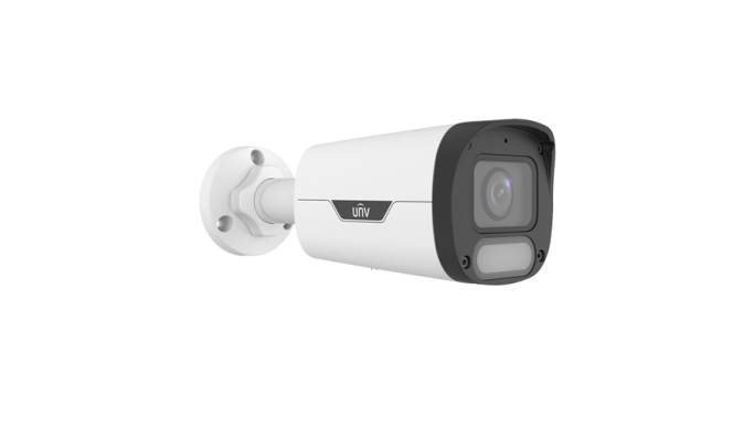 Cameră IP Wise-ISP 4MP, tip bullet, lentilă 2.8mm, WL 30m, Mic, Color 24/7 - UNV IPC2314LE-ADF28KM-WP