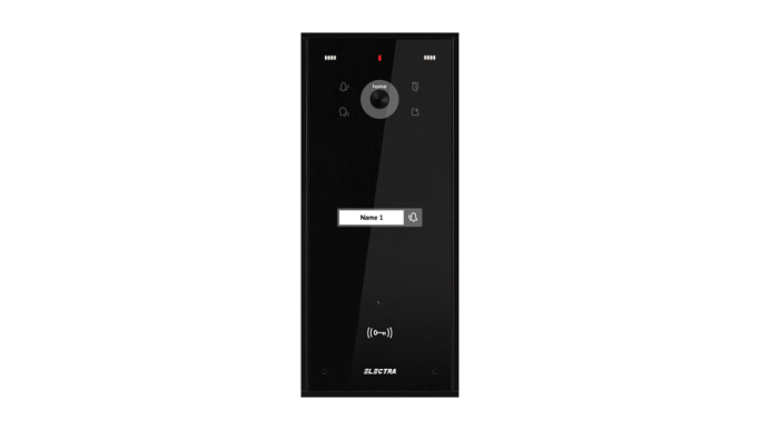 Panou exterior video Home pentru 1 Familie - SMART, G3, montaj aparent, NEGRU - ELECTRA VPH.01S03.ELBTL