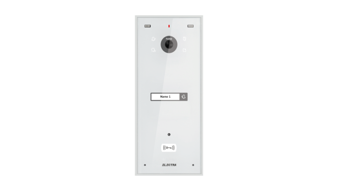Panou exterior video Home pentru 1 Familie - SMART, G3, montaj aparent, ALB - ELECTRA VPH.01S03.ELWTL