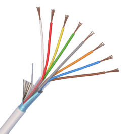 Cablu de alarmă 8 fire ecranate, cupru integral, 100m 8CUEF