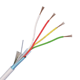 Cablu de alarmă 4 fire ecranate, cupru integral, 100m 4CUEF