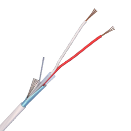 Cablu de alarmă 2 fire ecranate, cupru integral, 100m 2CUEF