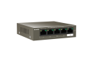 Switch 4 porturi Gigabit PoE, 1 port Uplink Gigabit – Tenda TND-TEG1105P-4-63W