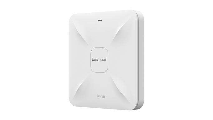 Access Point Wireless AX1800 Dual-Band, Wi-Fi 6, 2x RJ45 Gigabit, PoE IN, Cloud Management - Ruijie RG-RAP2260(G)