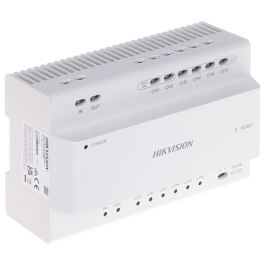 Distribuitor Video/Audio, 2 fire pentru 6 posturi interior/exterior - HIKVISION DS-KAD7060EY