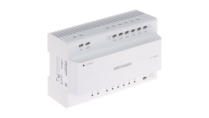 Distribuitor Video/Audio, 2 fire pentru 6 posturi interior/exterior - HIKVISION DS-KAD7060EY Distribuitor Video/Audio, 2 fire pentru 6 posturi interior/exterior - HIKVISION DS-KAD7060EY