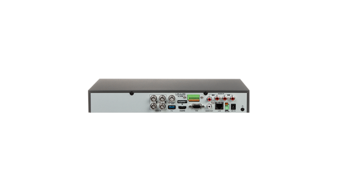 DVR AcuSense, 4 canale analog max. 4K + 4 canale IP max. 4K, Alarmă I/O - Hikvision iDS-7204HTHI-M1-S(4A+4/1ALM)