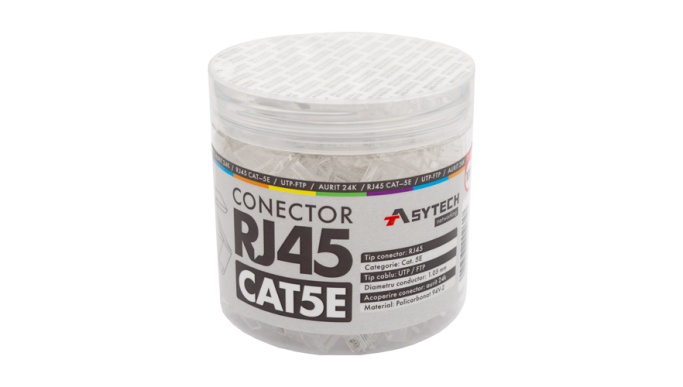Mufă RJ-45 UTP Cat.5e (100 buc) RJ45-CAT5E-JAR