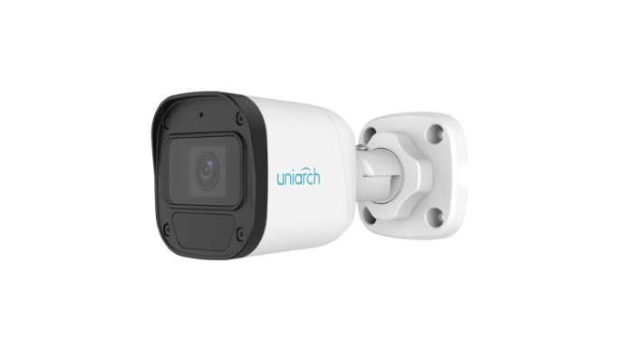 Cameră IP 2MP, lentilă 2.8mm, IR 30m, microfon integrat - Uniarch IPC-B122-APF28-ECO