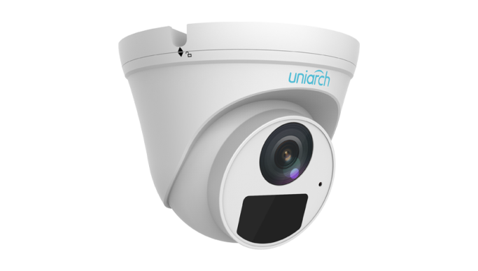 Cameră IP 2MP, lentilă 2.8mm, IR 30m, Microfon integrat - Uniarch IPC-T122-APF28-ECO