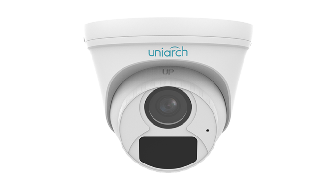 Cameră IP 4MP, lentilă 2.8mm, IR 30m, SDCard, microfon integrat - Uniarch IPC-T124-APF28K