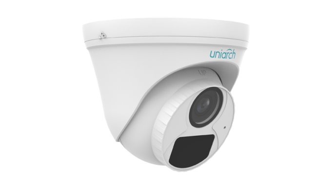 Cameră IP 4MP, lentilă 2.8mm, IR 30m, SDCard, microfon integrat - Uniarch IPC-T124-APF28K