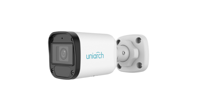 Cameră IP 4MP, lentilă 2.8mm, IR 30m, SD Card, microfon integrat - Uniarch IPC-B124-APF28K