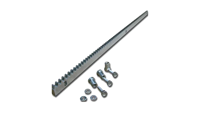 Cremalieră metalică zincată 30x12 mm - lungime 1M CRM4