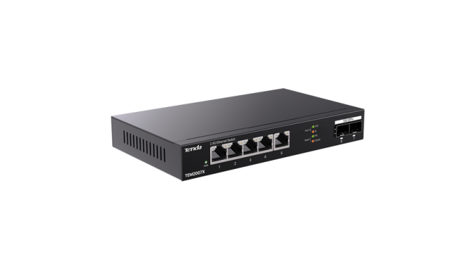 Switch 5 x RJ45 2,5G, 2 x SFP+ 10G - TENDA TND-TEM2007X Switch 5 x RJ45 2,5G, 2 x SFP+ 10G - TENDA TND-TEM2007X