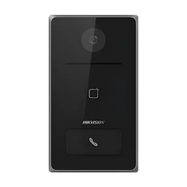 Panou exterior videointerfon TCP/IP, Wi-Fi, 2MP, IR 2.5m, 1 familie, montaj aparent, PoE - HIKVISION DS-KV6133-WME1-Aparent