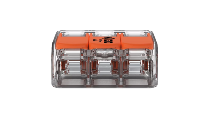 Conector derivație 3 fire, max. 4 mm² (50 buc.) - WAGO 221-413