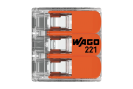 Conector derivație 3 fire, max. 4 mm² (50 buc.) - WAGO 221-413