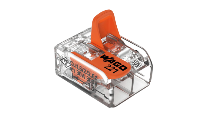 Conector derivație 2 fire, max. 6 mm² (50 buc.) - WAGO 221-612