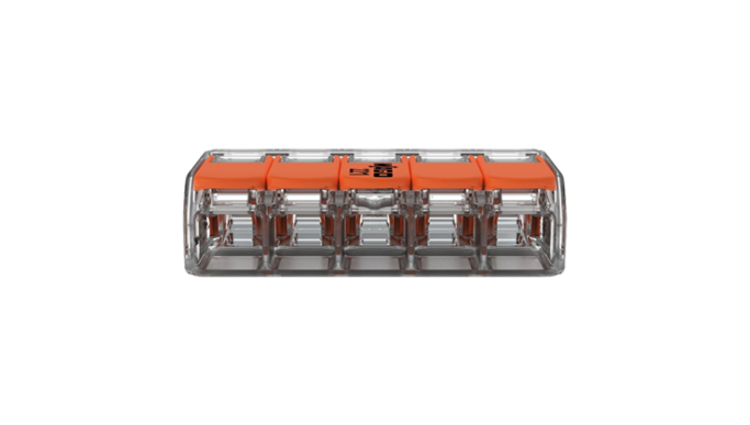 Conector derivație 5 fire, max. 6 mm² (15 buc.) - WAGO 221-615